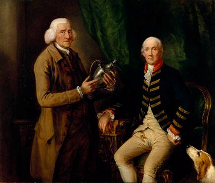William Anne Hollis and Thomas Clutterbuck  ca. 1785  Thomas Gainsborough   1727-1788  J. Paul Getty Museum  Los Angeles  CA   72.PA.2